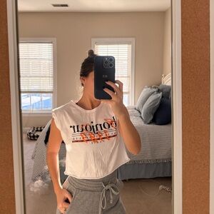Zara Women's White Graphic Top
